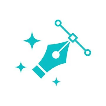 Magic Art Drawing Tools Icon Design Stock Illustration