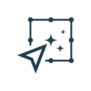 Magic Art Drawing Tools Icon Design Stock Illustration