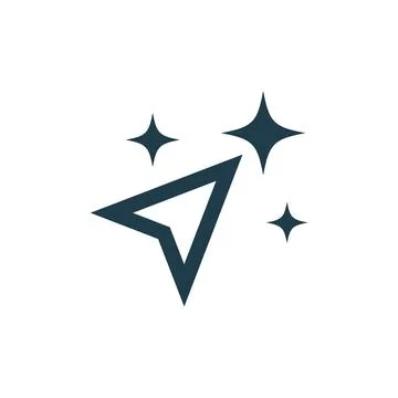 Magic Art Drawing Tools Icon Design Stock Illustration