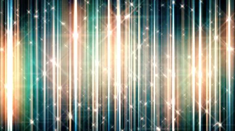 Magic aurora light dispersion radiance flares and sparks shine 3d render Illustration