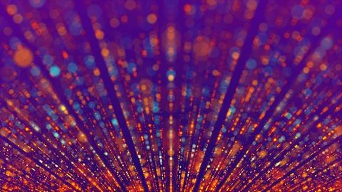 Magic background, shiny colored gold threads, strings. Abstract multi-color.. Stock Illustration