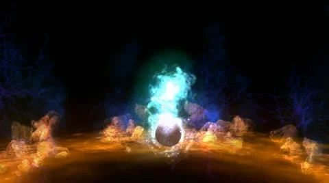 Magic ball animation Stock Footage 22178091