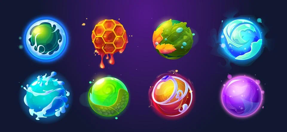 Magic ball for fortune telling or witchcraft. Stock Illustration