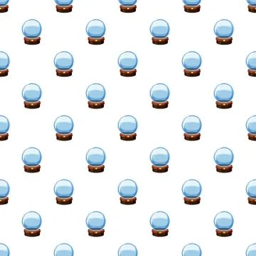 Magic ball pattern Illustrazione stock