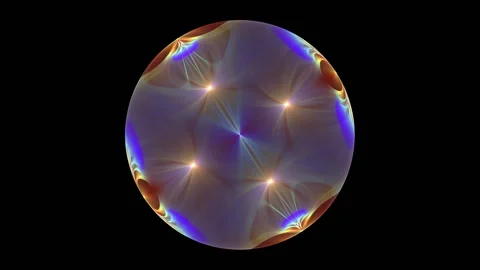 The magic ball rotates full of light rays and flash. Stock Footage 154186114