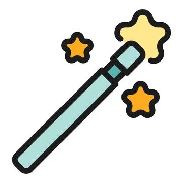 Magic band icon vector flat Illustrazione stock