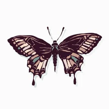 Magic Batterfly Stock Illustration