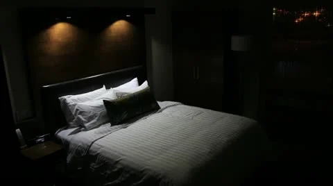 Magic bed Stock Footage