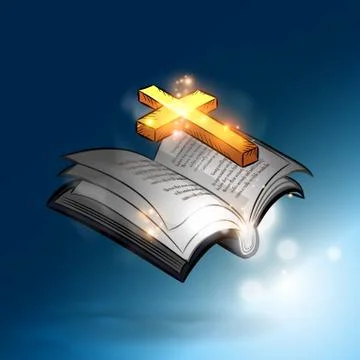 Magic Bible Stock Illustration