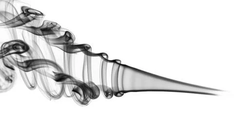 Magic black abstract smoke patterns Stock Illustration