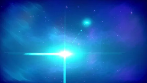 Magic black swan on the lake under the night sky. Vidéo 160533859