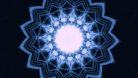 The magic of blue eyes. The concept of the cosmic mandala Stock-Footage 318068486