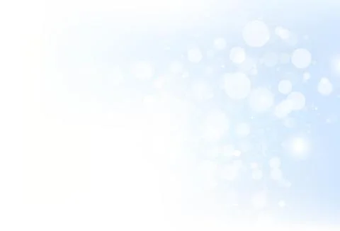 Magic bokeh circles bubble blur bright with stars glowing glitter sparkle sky Stock Illustration