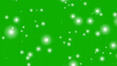 Magic bokeh particles green screen motion graphics Stock Footage 189142131