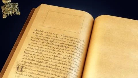 Magic Book 3d rendering Ilustração Stock