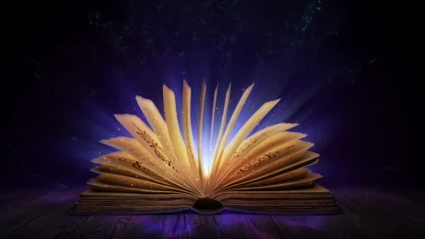 Magic Book Stock Footage