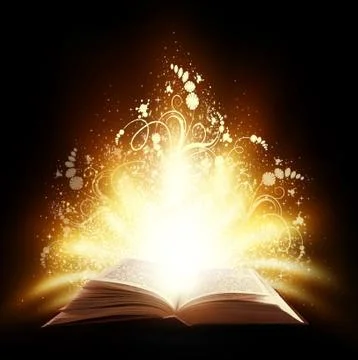 Magic book Stock Illustration