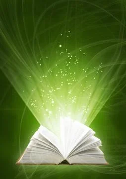 Magic book Stock Illustration