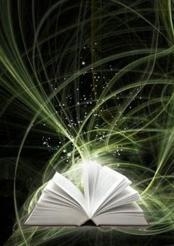 Magic book Stock Illustration