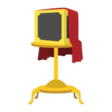 Magic box cartoon icon Stock Illustration