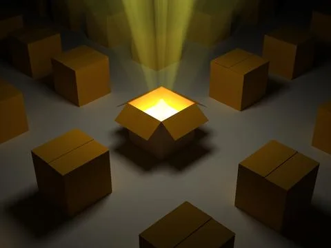 Magic box Stock Illustration