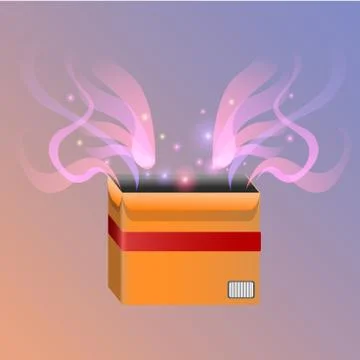 Magic box Stock Illustration