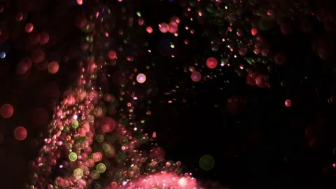 The magic bright particles stream. slow motion Stock Footage 159628613