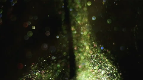 The magic bright particles stream. slow motion Stock Footage 159628638