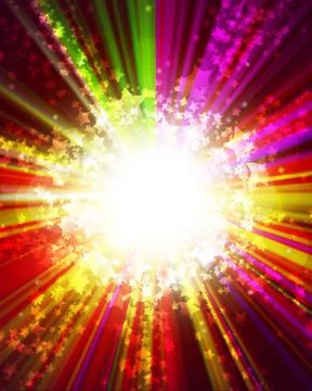 Magic burst Stock Illustration