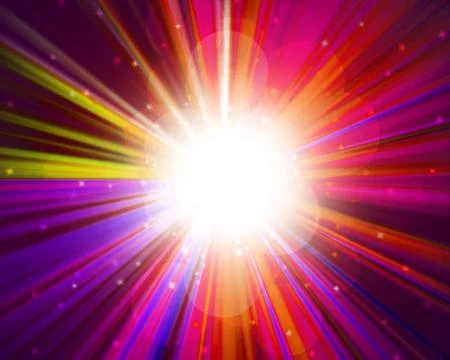 Magic burst Stock Photos