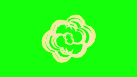 Magic Burst Smoke (Green Screen) 4K Stock Footage 307682909