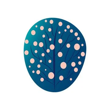 Magic bush for decorate Stock-Illustration
