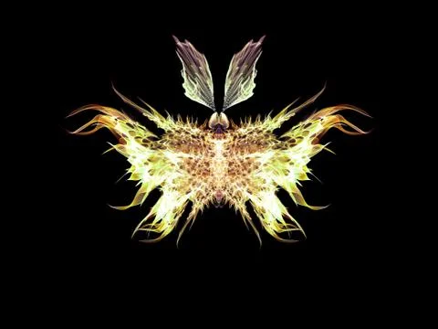Magic of Butterfly Illustrazione stock
