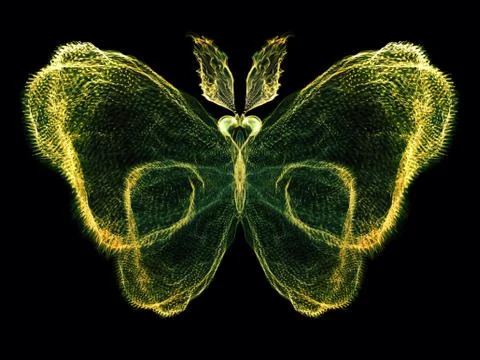 Magic of Butterfly Stock Illustration