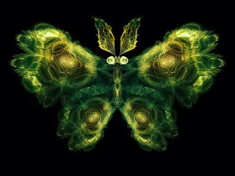 Magic of Butterfly Illustrazione stock