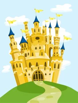 Magic castle Stock Illustration