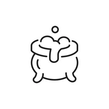 Magic Cauldron Icon Stock Illustration