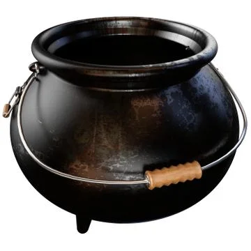Magic cauldron Stock Illustration