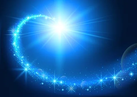 Magic Christmas Background Stock Illustration