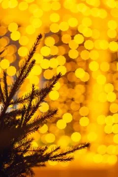 Magic Christmas background with lights Foto stock