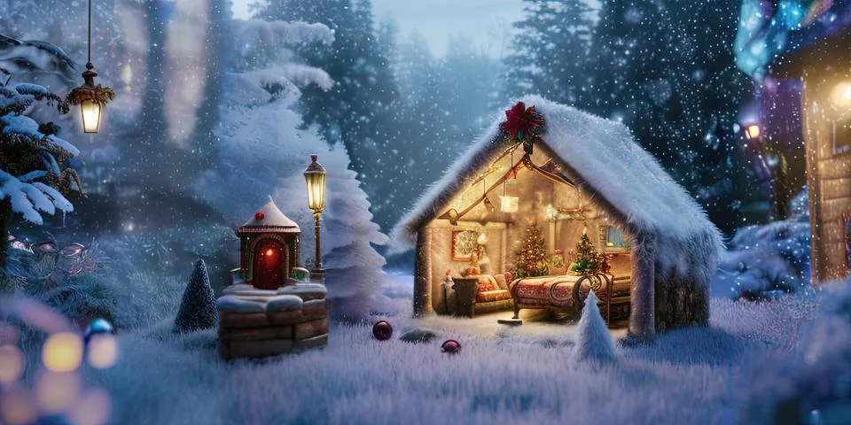 Magic of Christmas Stock Illustration