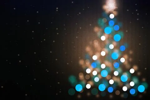 Magic Christmas night background Stock Photos