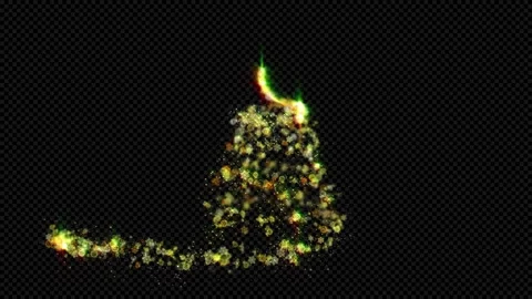 Magic Christmas Tree Project File. Trapcode Particular Stock After Effects