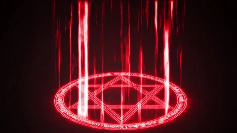 magic circle glow effect animation | Stock Video | Pond5