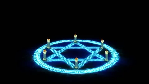 Magic circle glow effect animation Vidéo 146961945
