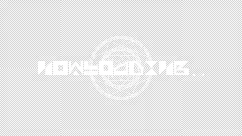 Magic circle loading Text animation 1080p - 30 fps - Alpha Channel Stock Footage 256201561