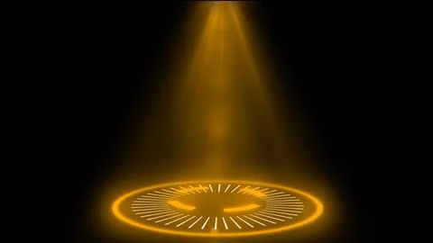 Magic circle portals.Magic Circle portals with Sci-fi digital style.Abstrac.. Stock Illustration