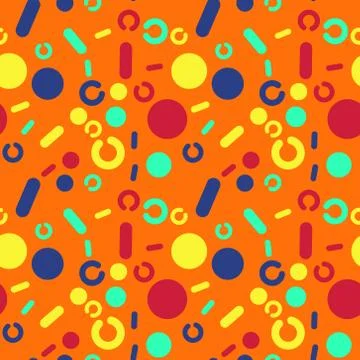 Magic circles pa seamless pattern Stock Illustration