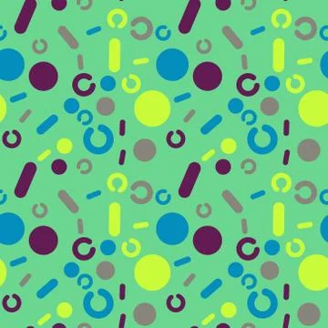Magic circles pa seamless pattern Stock Illustration