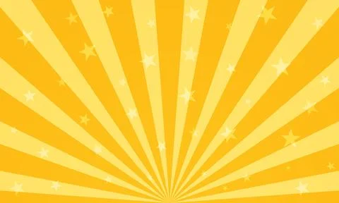 Magic circus poster. Sunlight horizontal background. Orange color burst bac.. Stock Illustration